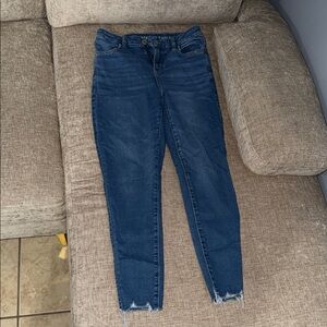 American Eagle Outfitters Dark Blue Skinny Jeans